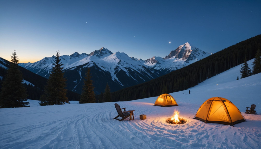 Camping au pied des pistes : une alternative aux séjours classiques
